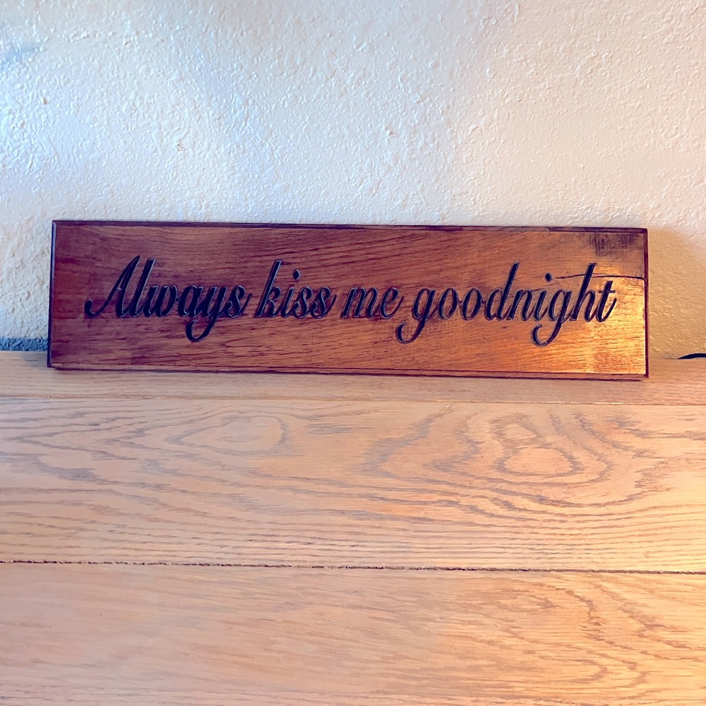 Wood Wall Plaque